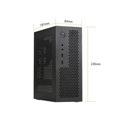 ITX迷你小2U/1U工控机箱壁挂H110/H81/H310/H610主板com/A09显卡