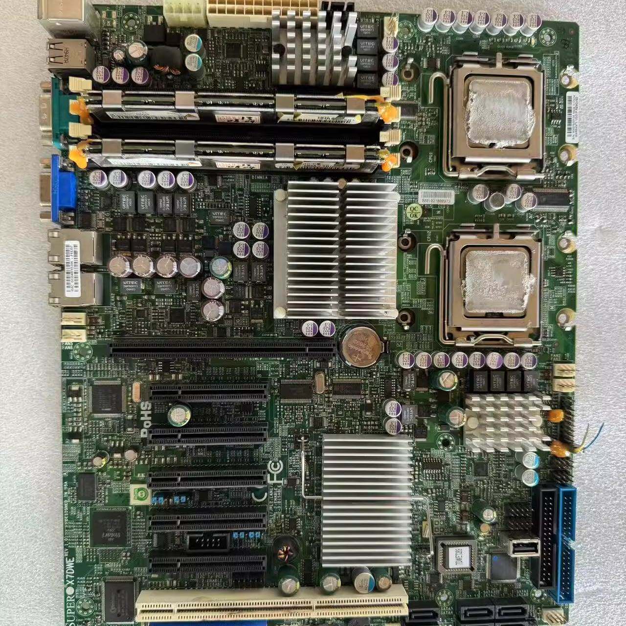 超微 X7DWE 771针双路主板 工作站服务器主板 原装拆机成色新现货