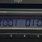 拆车件 原装 适配大众桑塔纳志俊3000原车CD机录音机 志俊斜面CD机