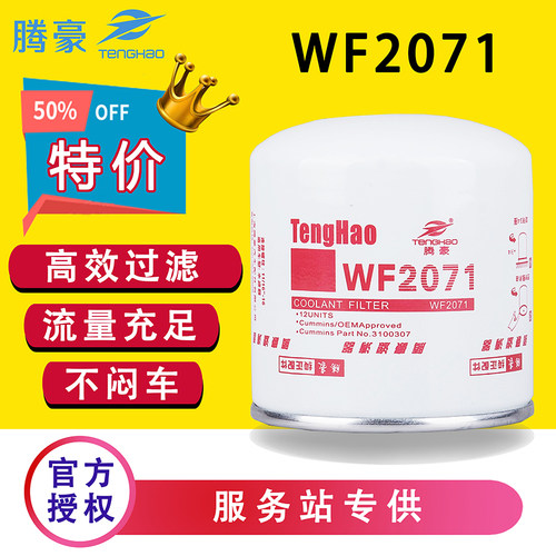 WF2071水滤芯适配东风天龙