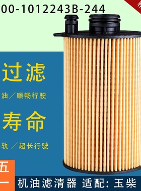 YG200-1012243B-244机油滤芯YG200-1012243B纸滤芯BJ40玉YC4Y22柴