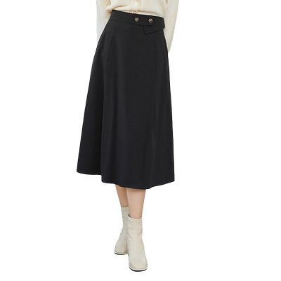 优美世界中长a字毛衫半裙