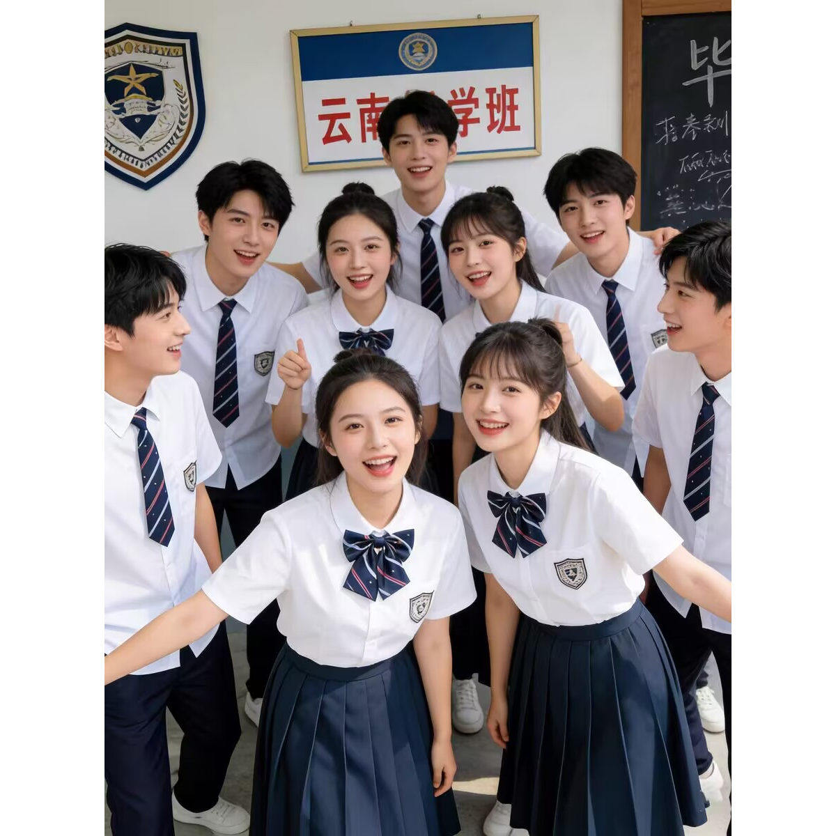 中小学生诗歌朗诵合唱演出服
