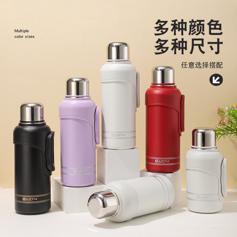 新款36不锈钢保温壶大容量焖茶壶户外保温水杯运动水壶