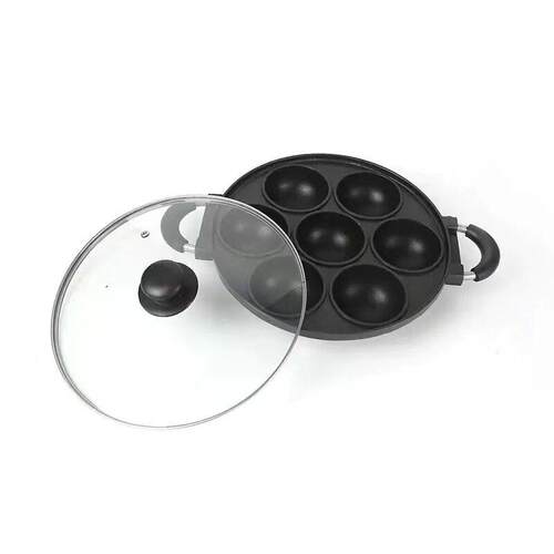 7孔圆球形铝压铸蛋糕模鸡蛋锅不粘蛋糕烘焙DIY7holes cake mould