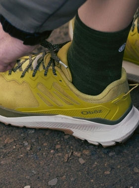 代购Oboz正品Katabatic Wind男子低帮户外徒步越野登山鞋防滑耐