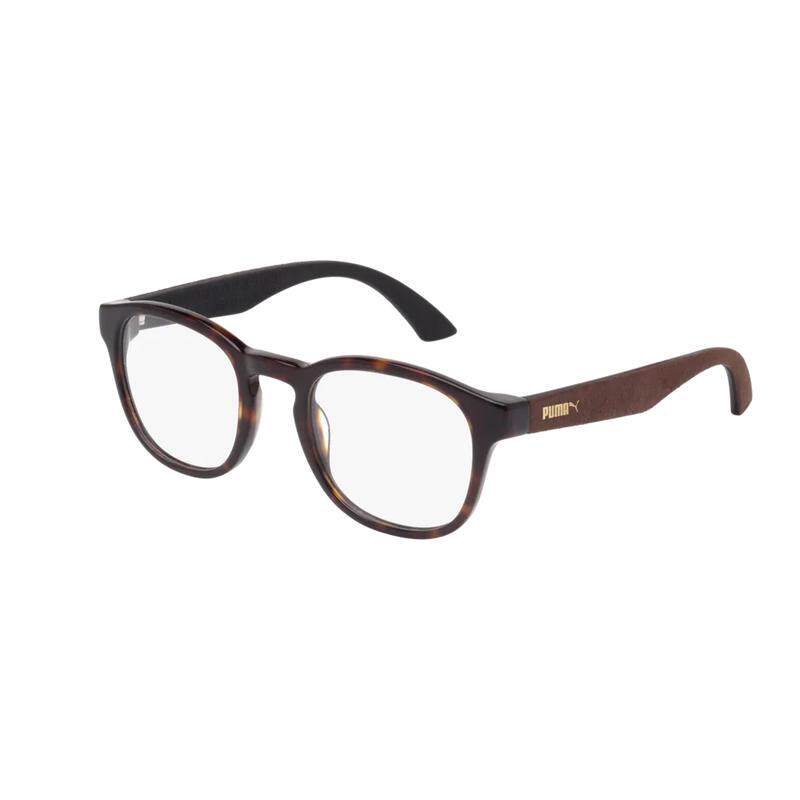 代购Puma彪马男士眼镜框纹全框树脂圆形日常佩戴通勤眼镜架