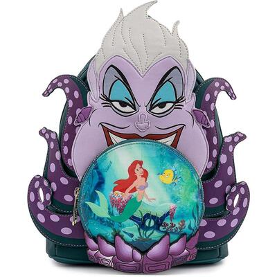 代购Loungefly男女迪士尼反派系列双肩包前袋拉链设计可调节肩带