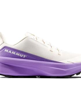 代购Mammut猛犸象女士训练鞋缓震轻便透气支撑合成材料白色紫色