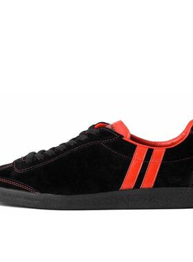 代购Patrick男士运动板鞋舒适脚感日常穿着轻便设计耐磨鞋底黑色