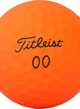 代购Titleist高尔夫球远距离高弹道果岭触感高飞行轨迹橙色