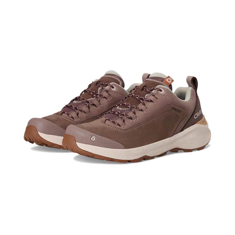 代购Oboz女士徒步鞋防水防滑保暖户外鞋低帮系带登山鞋