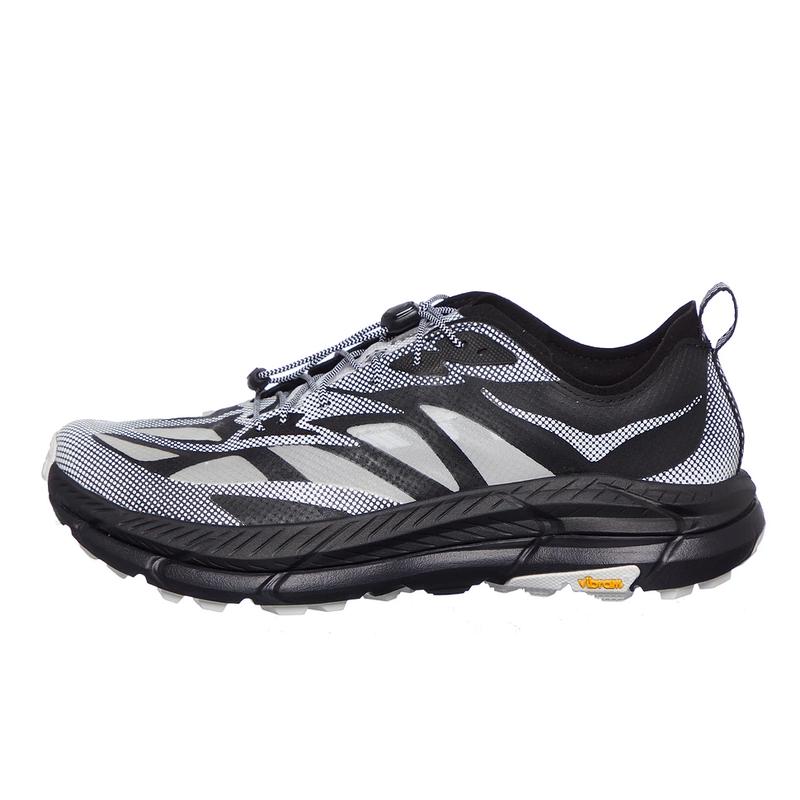 Hoka OneOne跑步鞋轻量缓震防滑耐磨男款黑白配色