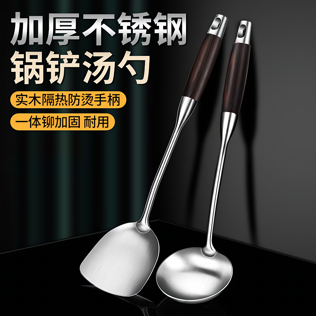 【德国进口】不锈钢锅铲