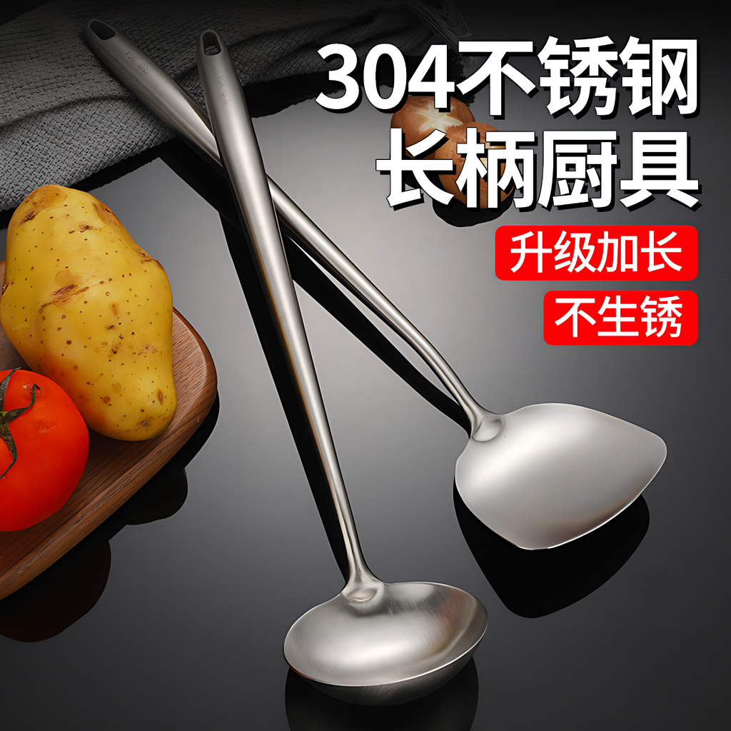 【德国进口】不锈钢锅铲