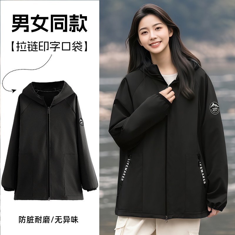 时尚简约纯色长袖围裙上班专用可外穿拉链口袋可定制logo印字防污,家庭/个人清洁工具,围裙,淘宝优惠券,粉丝福利购,淘宝优惠卷