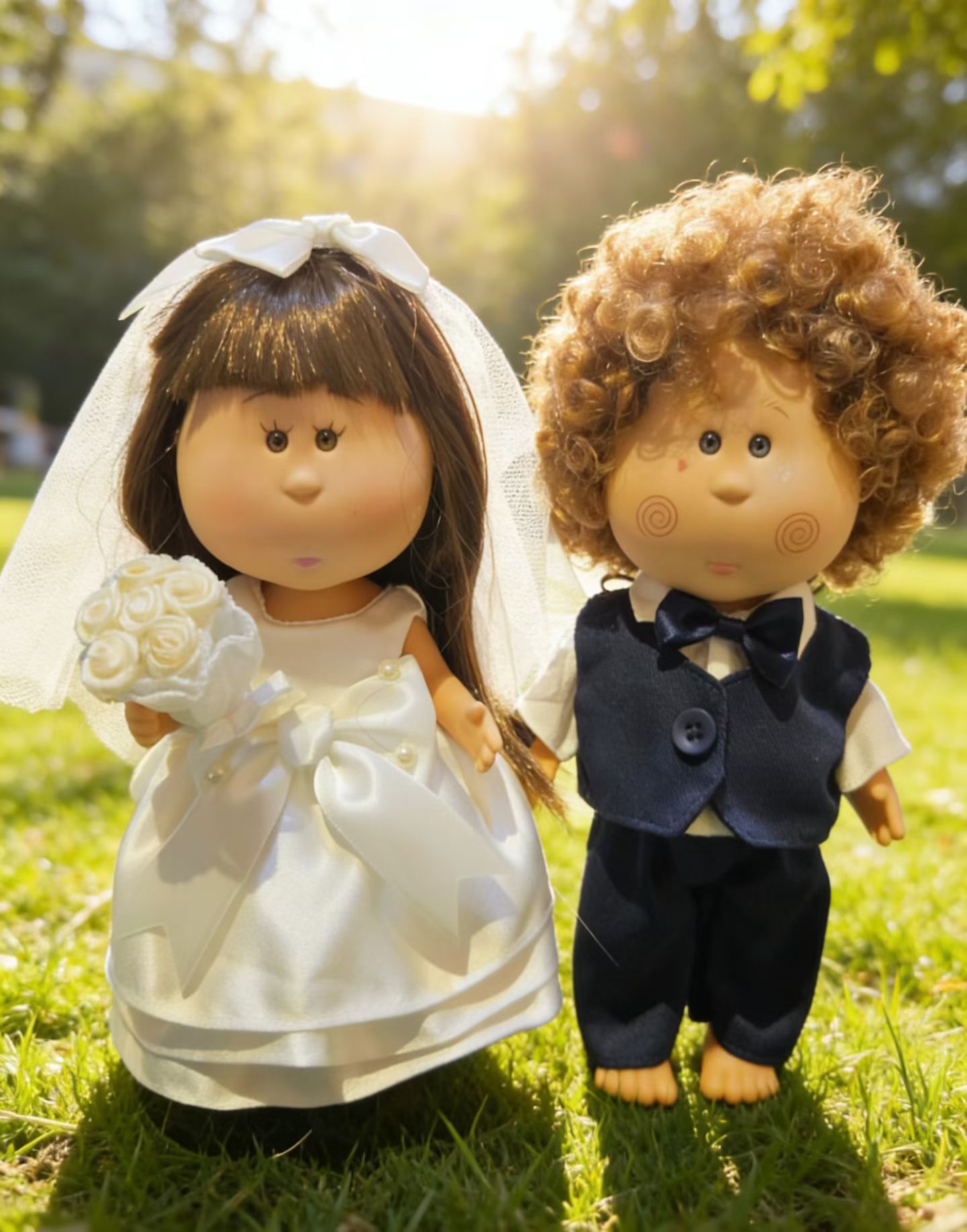 西班牙Mia土豆娃娃衣服24厘米mia公仔娃衣结婚婚纱西装套装公主裙