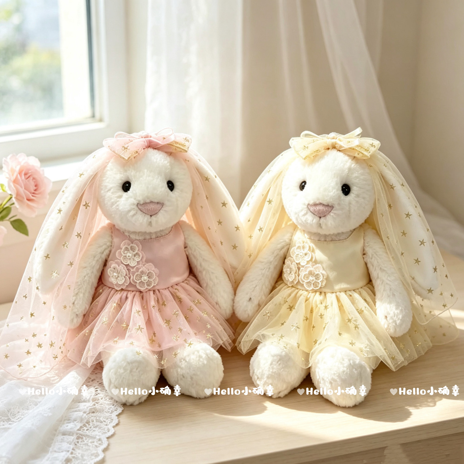 适用于Jellycat中号31CM害羞邦尼兔娃衣30CM伽百利兔子新款连衣裙