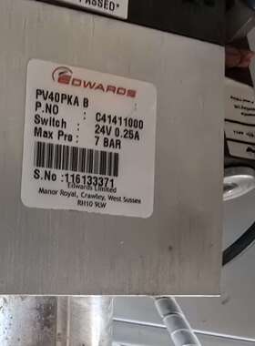 维修Edwar装机未使用角阀  PV40PKA 订货号：议价