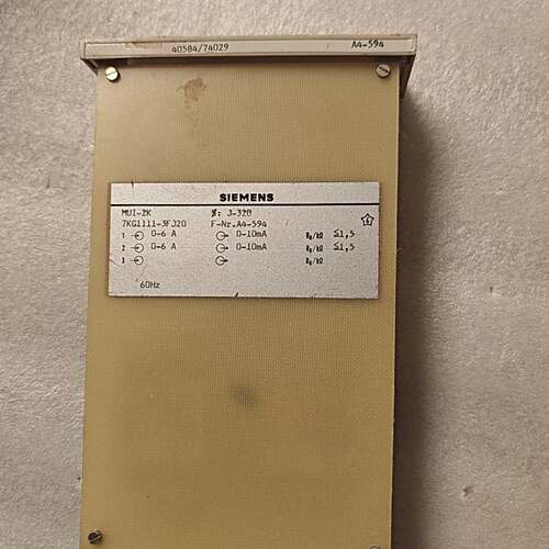 维修MUI-2K 7KG1111-3FJ20 ，，西门子没有用过没有包装便宜了?