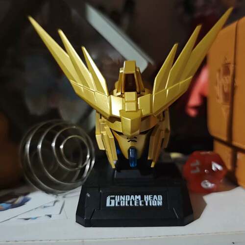 维修GUNDAM HEAD COLLECTION ，，，，，，，菲头雕金色涂装带?