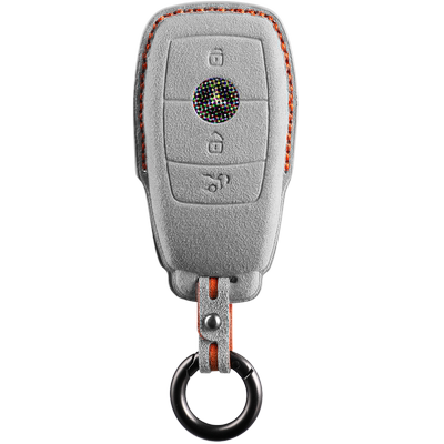 适用奔驰立体钥匙套E260L300全包GLE壳CLS扣GT翻毛皮G级EQC迈巴赫