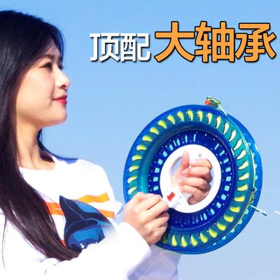 风筝线轮盘2025新款儿童大人专用高档风筝轮盘收线器手握轮拐子