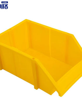 斯铂格组合式零件盒仓库物料盒五金零件分类收纳盒工具整理黄色C7