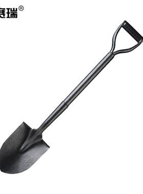 安赛瑞轨道钢铲铲雪铁锹铁锨农具工具尖头铲黄泥铲21*15.5cm53070