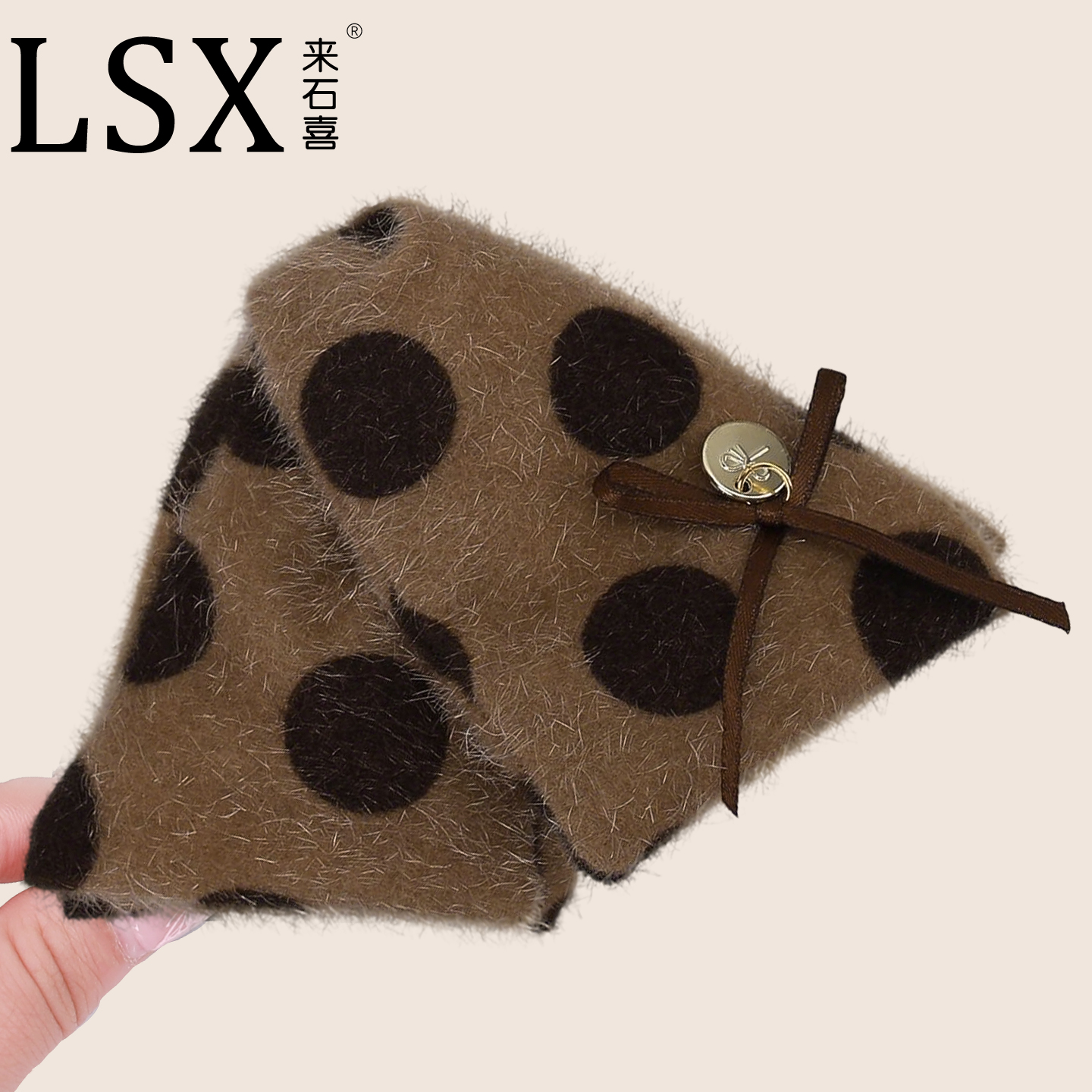 复古气质三角抓夹女2025新款