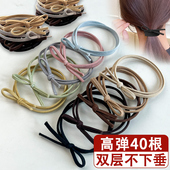 橡皮筋女扎头皮套头绳2025新款 高端绑头发发圈女生高弹力头饰发绳