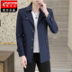 风衣外套男装 啄木鸟2026新款 风衣商务休闲外套免烫中长款 男士 春季