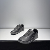 宽头轻质黑色板鞋 男休闲系带运动鞋 百搭舒适潮流板鞋 春季 小白鞋