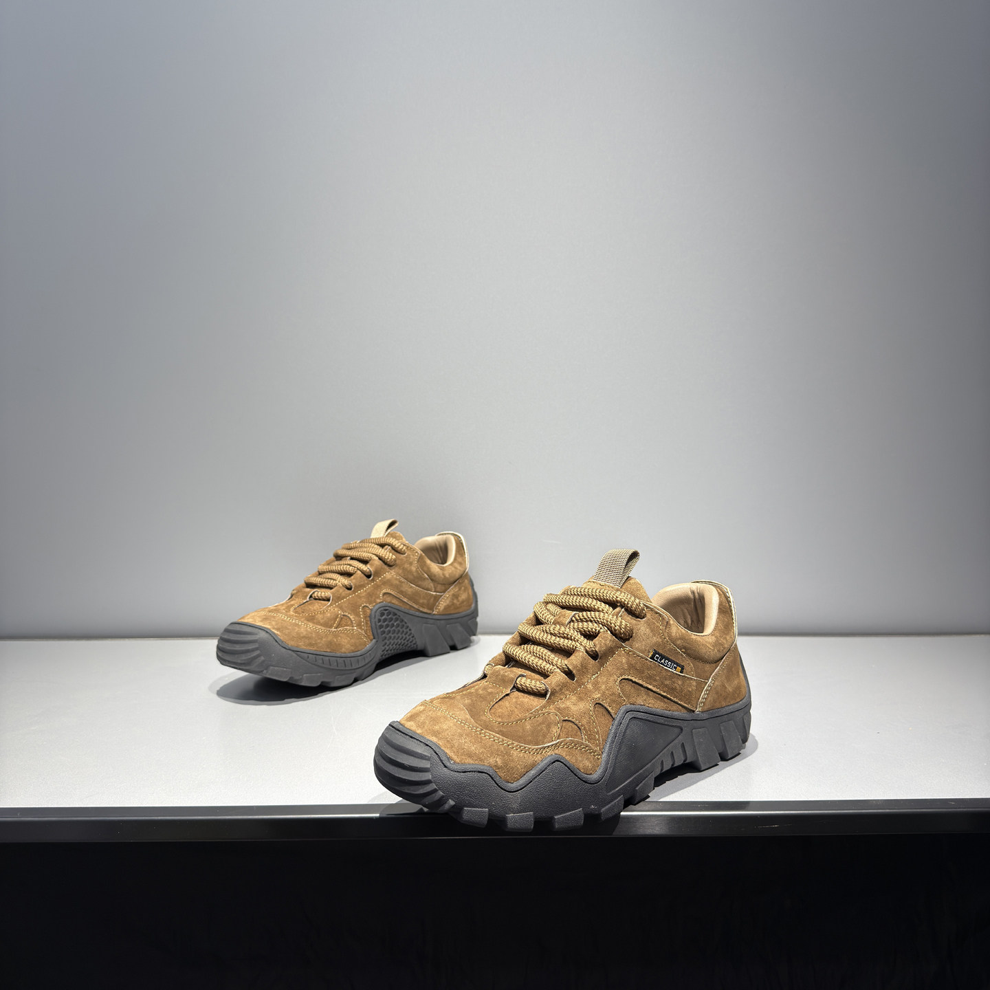 2025新款德训鞋阿甘鞋低帮加绒潮流休闲系带百搭冬季户外防滑男鞋,流行男鞋,德训鞋,淘宝优惠券,粉丝福利购,淘宝优惠卷