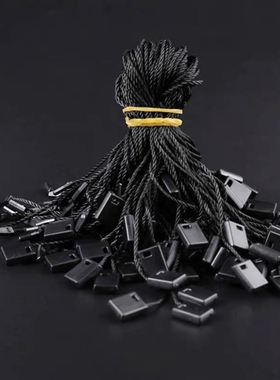通用单插吊粒吊绳服装吊牌绳标签挂绳挂扣穿绳扣一次性标签绳衣服