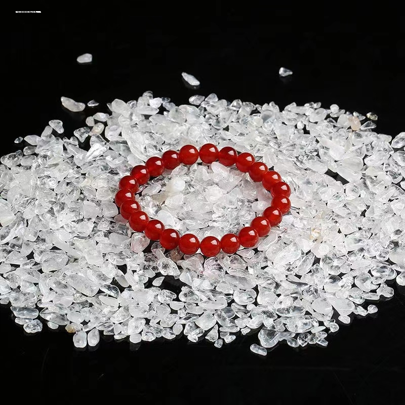 巴西白水晶碎石颗粒透明鱼缸花盆铺面小石头diy滴胶原石淘沙