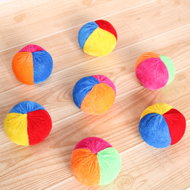 儿童大号沙包幼儿园小学生手工棉花荞麦壳沙包丢沙袋加厚毽子玩具