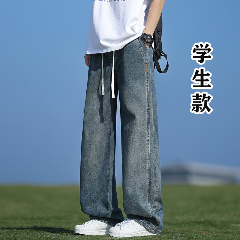 薄款男孩裤子13初高中大