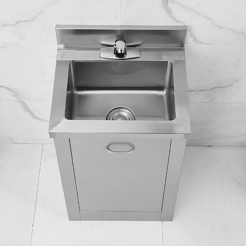 304不锈钢医用洗手池单双人水槽感应医院手术消毒室脚踏净化水池