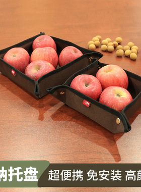 户外便携是储物盒双层牛津布折叠收纳托盘收纳储物盒