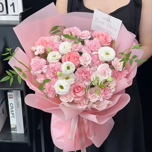 武汉鲜花同城速递生日表白玫瑰康乃馨向日葵江汉江岸汉阳洪山配送