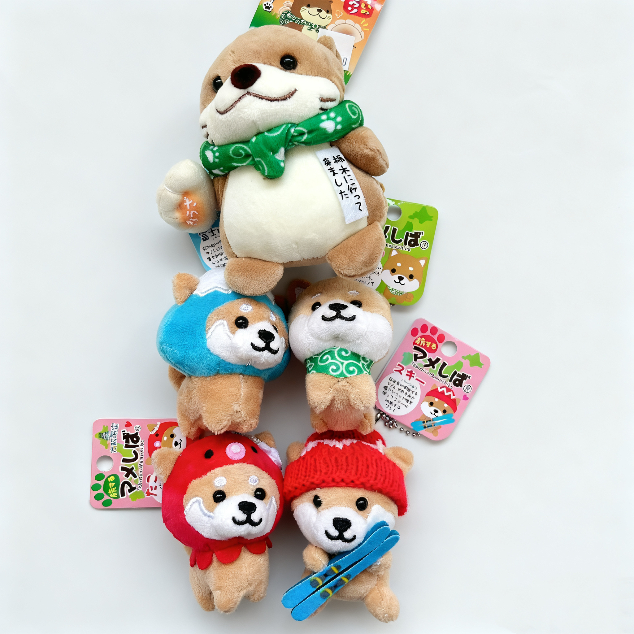 日本正版柴犬豆柴挂件旅行朴成训同款各地限定挂件全新现货秒发