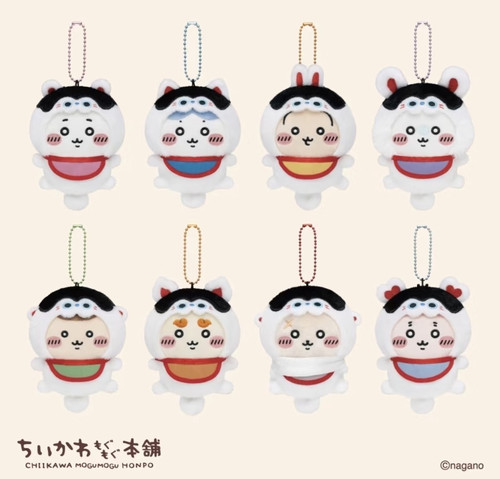 现货2.20新品 日本chiikawa川越本铺限定一周年豆豆眼挂件周边