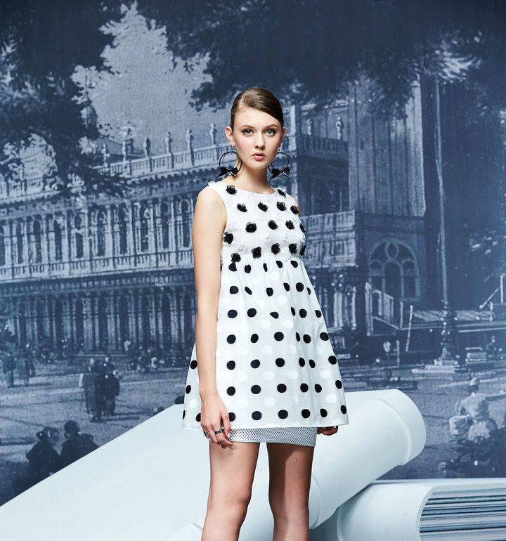 圆点休闲百搭直筒款