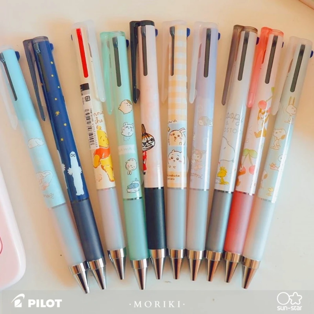 日本PILOT百乐Juice up迪士尼三丽鸥chiikawa限定3色多功能模块笔