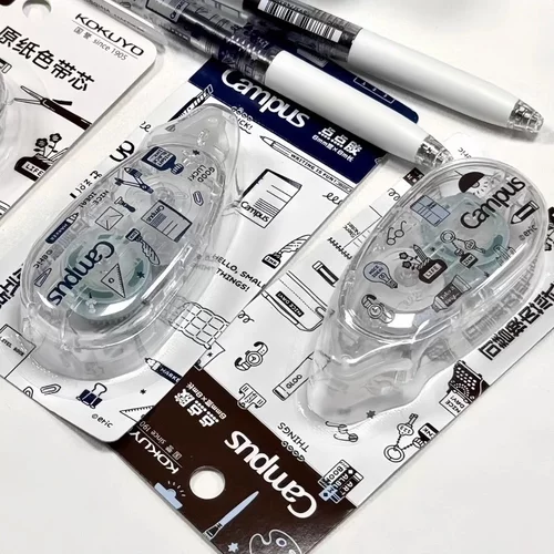 日本KOKUYO国誉点点胶ERIC联名款大容量学生手工用透明点状双面胶