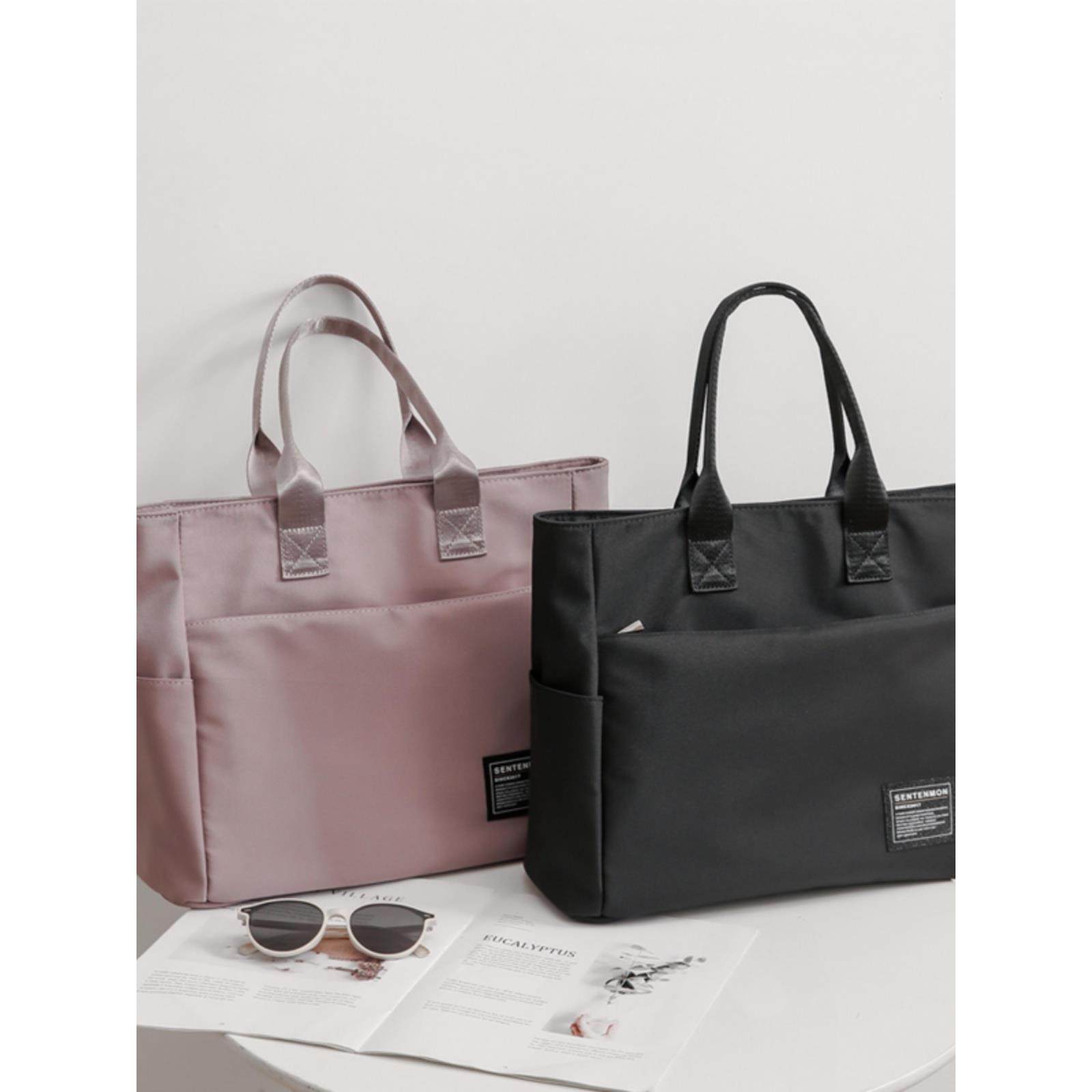 25款尼龙帆布包大容量电脑公文包牛津布通勤外出时尚文件手提袋可