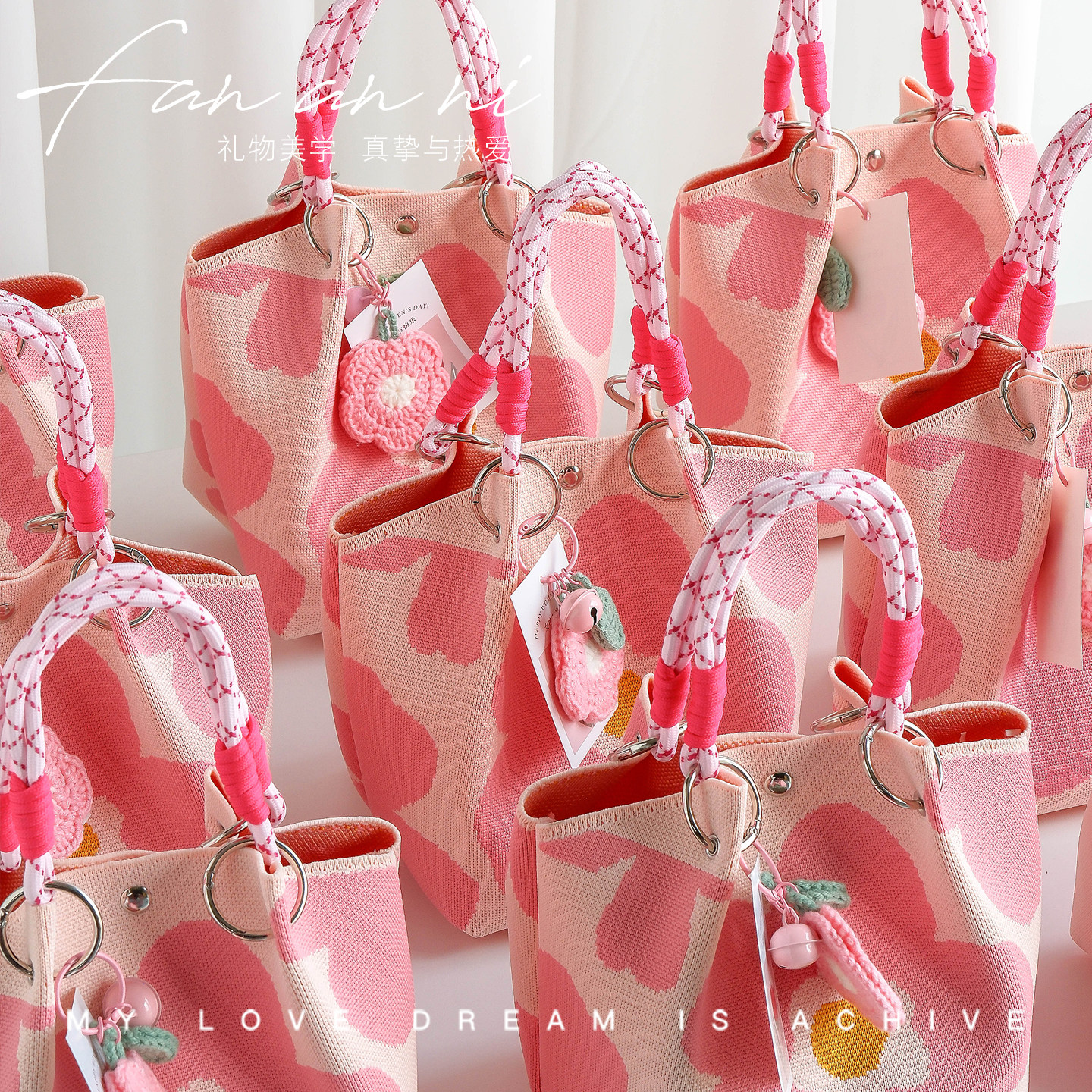 三八妇女节伴手礼女伴娘高档实用38女神节送员工礼物手拎包空盒子