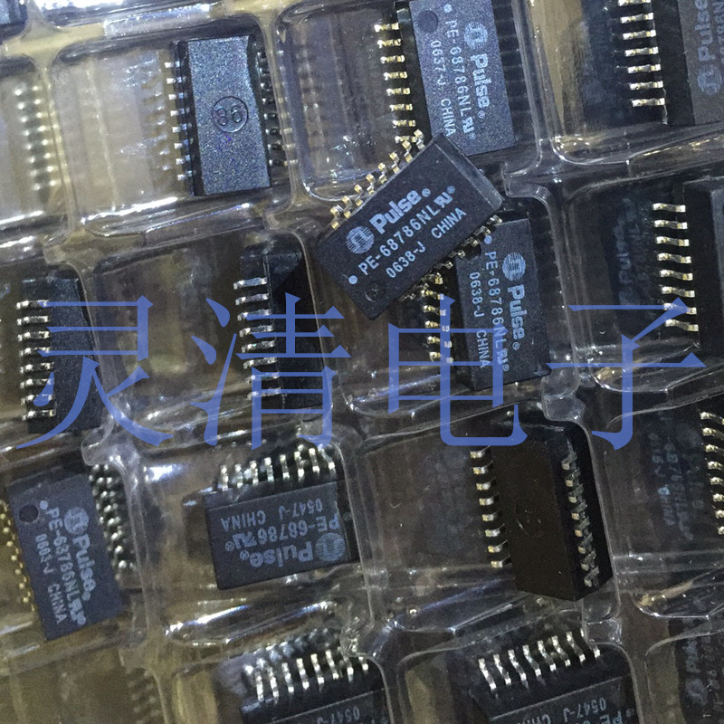 PE-68786NL 网络音频变压器/信号变压器 SMD 1000uH .7Ohms