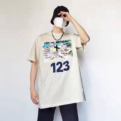 RRR123小众潮牌短袖FOG高街